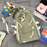 Large capacity solid color backpack - Thumbnail 7