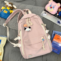 Large capacity solid color backpack - Thumbnail 8