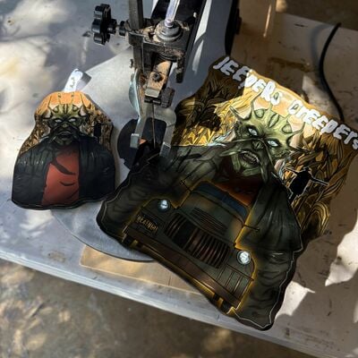 Jeepers creepers woodcut (all sizes)