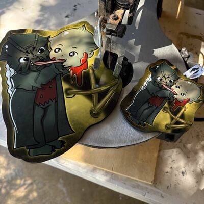 Jeepers creepers kewpie woodcut (all sizes)