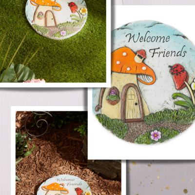 Welcome friends stepping stone 