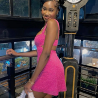 Hot Pink Backless Sequin Mini Prom Dress Short Homecoming Dress - Thumbnail 2