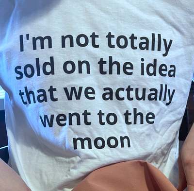 Free Shipping-"I'M NOT TOTALLY SOLD ON THE IDEA" TEE