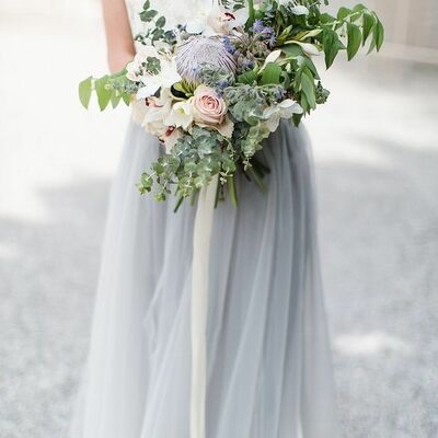 Simple a  line lace beach boho wedding dress bridal gown wedding gown