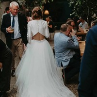 Two Pieces Tulle Wedding Dress Bridal Gown Wedding Gown - Thumbnail 1