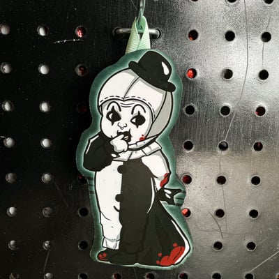 Art the clown terrifier kewpie woodcut (all sizes)