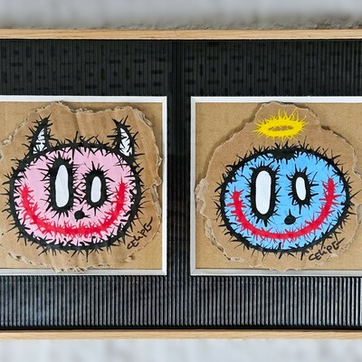 😈😇drawing by celipe perroloco "heaven & hell: a dialogue beyond frames"  - Thumbnail 5