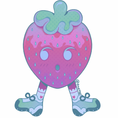 Strawbaby sticker