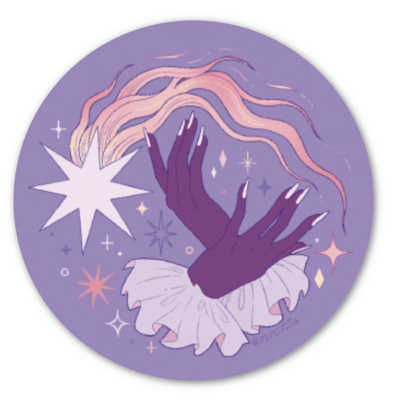 Star catcher sticker