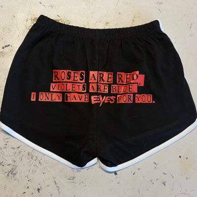 Heart eyes short shorts (front and back)