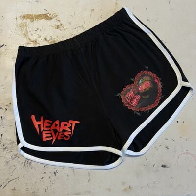 Heart eyes short shorts (front and back)