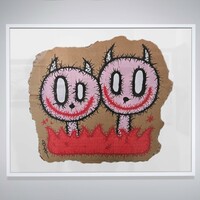 😈😇Painting by Celipe Perroloco "Two Demons"  - Thumbnail 4