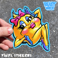 PAC-PINUP Vinyl Sticker - Thumbnail 1