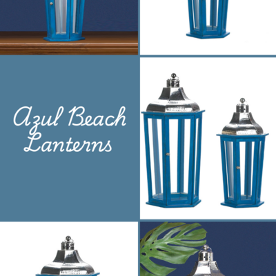 Azul beach lanterns