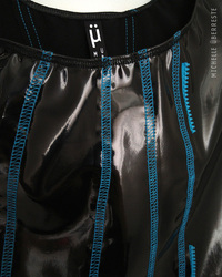 OOAK Zip Drive Crop Tank - blue-raspberry.zip - Thumbnail 3