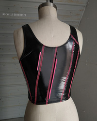 OOAK Zip Drive Crop Tank - fruitpunch.zip - Thumbnail 1