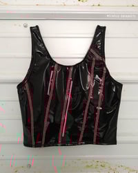 OOAK Zip Drive Crop Tank - fruitpunch.zip - Thumbnail 7