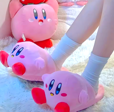 KIRBY PLUSH SLIPPERS
