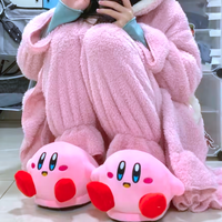 KIRBY PLUSH SLIPPERS - Thumbnail 1