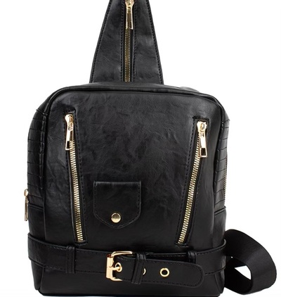 Black Sling Backpack