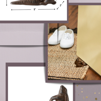 Bunny w/carrot door stop