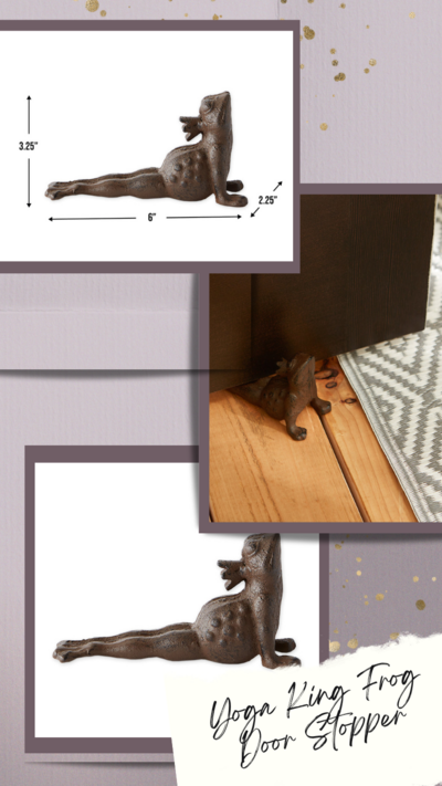 Yoga King Frog Door Stopper