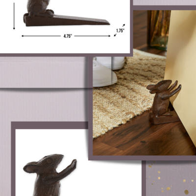 Door mouse door stopper