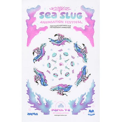 Seaslug animation festival poster