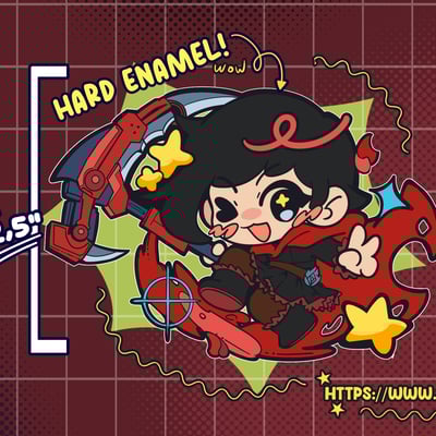 Ruby chibi pin
