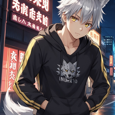 Akihiko kai hoodie print! (signed by me!)