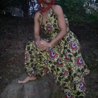 Cultural Print Harem Jumpsuits - Thumbnail 1