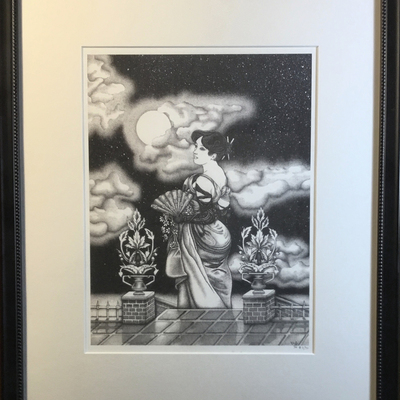 "bijin" limited edition framed print