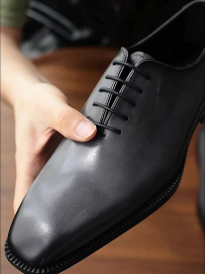 Oxford shoes business genuine leather handmade men's shoes