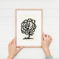 🌷Drawing by Celipe Perroloco "Beautiful Flower"  - Thumbnail 2