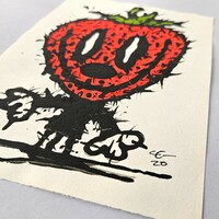 🌱Drawing by Celipe Perroloco "Sweet strawberry"  - Thumbnail 1