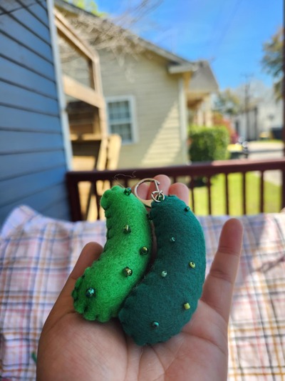 Felt Beaded Pickle