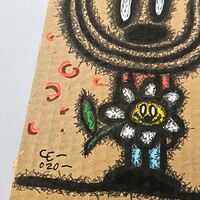 🌷Drawing by Celipe Perroloco "Daisy in Hand"  - Thumbnail 1