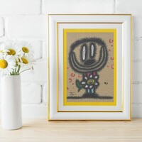 🌷Drawing by Celipe Perroloco "Daisy in Hand"  - Thumbnail 4