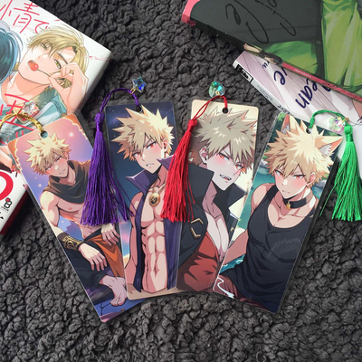 Bakugou bookmarks! set two (double sided)