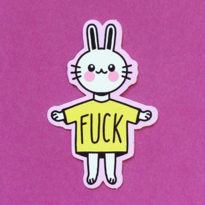 Cute as f*ck 2.36'' matte sticker