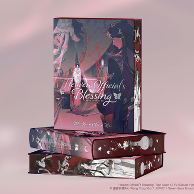 Signed copy of heaven official's blessing: tian guan ci fu (hard-cover) vol. 2 by jacob eiseman (english va for wind master shi qingxuan)