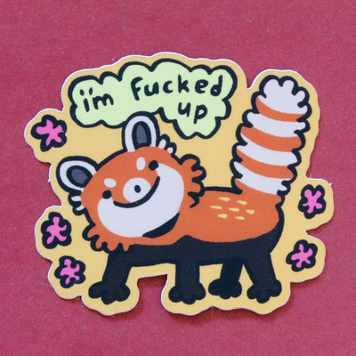 I'm F*cked Up 2.1" Matte Sticker