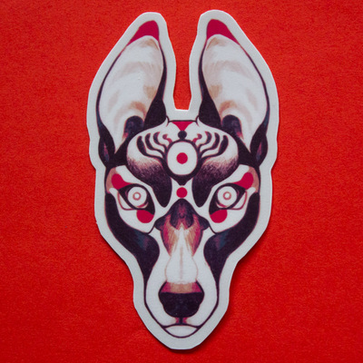 Three-eyed 3.5'' Gloss Sticker
