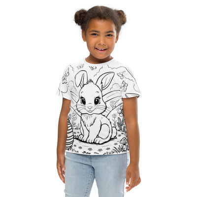 Bunny Love Kids crew neck t-shirt
