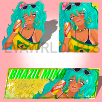 Brazil Miku Sticker - Thumbnail 2