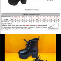 Black Round Toe Chunky Heel Ankle Boots - Thumbnail 5