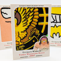 Ultimate Warrior Wrestling Buddy Custom Relic Swatch Trading Card - Thumbnail 7