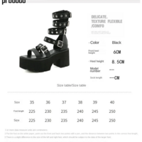 Women's Black High Heel Rivet Sandals - Thumbnail 5