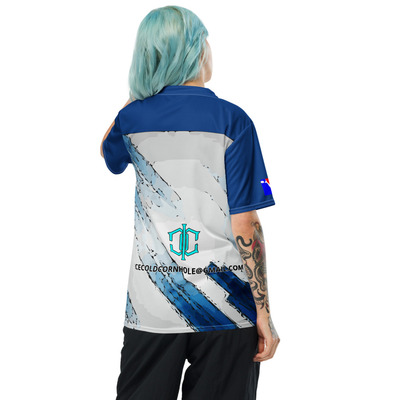 Ice cold short sleeve unisex sports jersey
