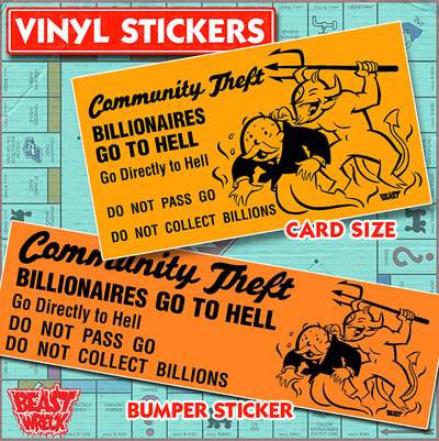 COMMUNITY THEFT Vinyl Sticker